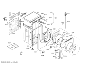 Схема №1 WFMC4301UC Nexxt DLX Series с изображением Задняя часть бака для стиральной машины Bosch 00245702