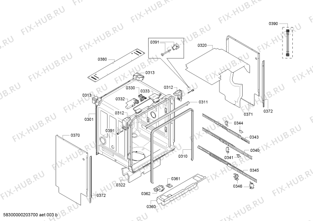 Взрыв-схема посудомоечной машины Bosch SMA88TD36E accent line - Схема узла 04