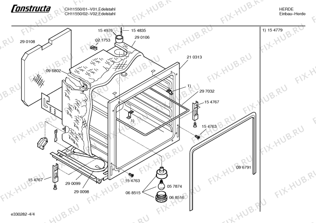 Схема №2 CH11550 с изображением Панель управления для духового шкафа Bosch 00297195