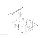 Схема №3 HEV42S320 Horno bosch pol.mltf_basc.blanc.reloj et с изображением Передняя часть корпуса для плиты (духовки) Bosch 00442837