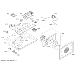 Схема №1 B45C42N3FR с изображением Панель управления для электропечи Bosch 00744872