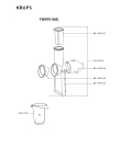 Схема №1 F5027020(0) с изображением Крышка для электроблендера Krups MS-5985719