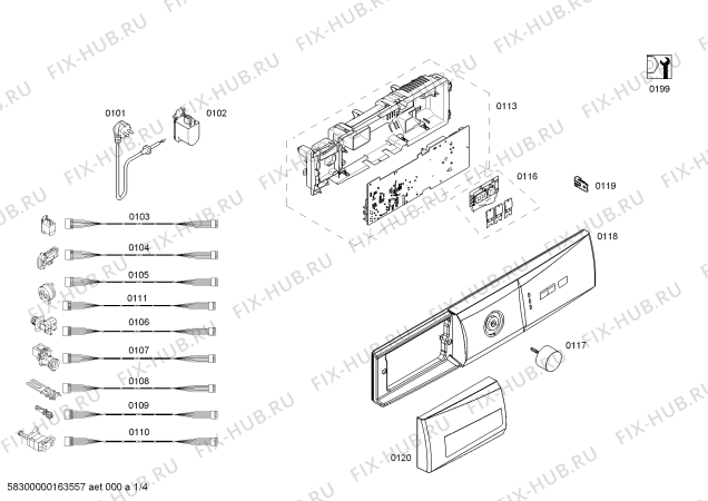 Схема №3 3TS61000MY с изображением Ручка для стиралки Bosch 00652953