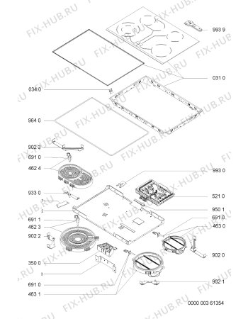 Схема №1 EPAD 5470 AL с изображением Затычка для духового шкафа Whirlpool 481244039119