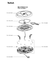 Схема №1 RE137801/11A с изображением Часть корпуса для мультигриля Tefal TS-01026300