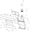 Схема №1 X69473BV0 с изображением Обшивка для электровытяжки Aeg 4055264198