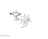 Схема №1 HSN972MEU с изображением Ручка управления духовкой для плиты (духовки) Bosch 00418606