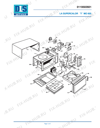 Схема №1 MO 759 с изображением Регулятор для микроволновой печи DELONGHI 734246