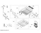 Схема №3 SHU43C05UC Bosch с изображением Панель управления для электропосудомоечной машины Bosch 00431828