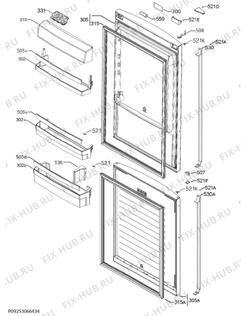 Схема №1 S83420CTW2 с изображением Микромодуль для холодильника Aeg 973925054805032
