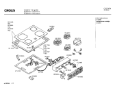 Схема №1 V2320 с изображением Инструкция по установке/монтажу для плиты (духовки) Bosch 00516290