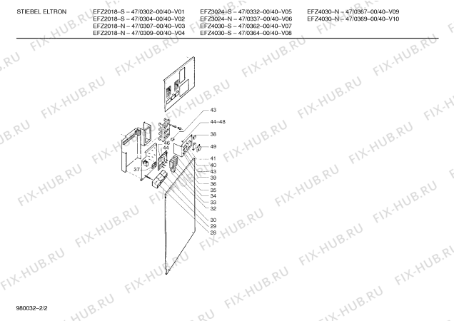 Схема №2 47/0368 ZKW40-300N с изображением Подшипник для электропечи Bosch 00151206