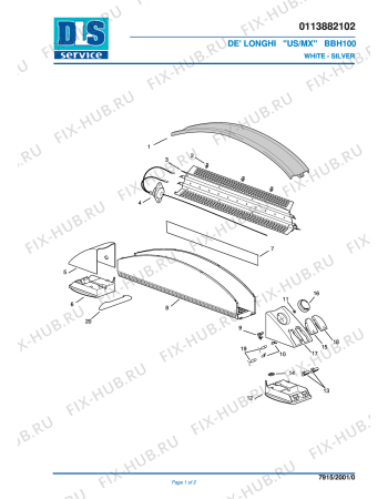 DELONGHI BBH 100 BIANCO