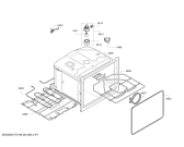 Схема №2 B44M42N0 с изображением Панель управления для электропечи Bosch 00671136