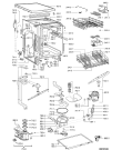 Схема №2 ADP 6639 WH с изображением Панель для электропосудомоечной машины Whirlpool 480140100741