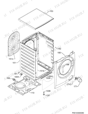 Схема №3 L9FEC49SC с изображением Микромодуль для стиральной машины Aeg 973914550908003
