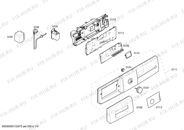 Схема №3 WS12X361BY x12.36 с изображением Силовой модуль для стиралки Siemens 00670392