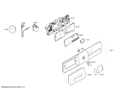 Схема №3 WS12X361BY x12.36 с изображением Панель управления для стиральной машины Siemens 00670395