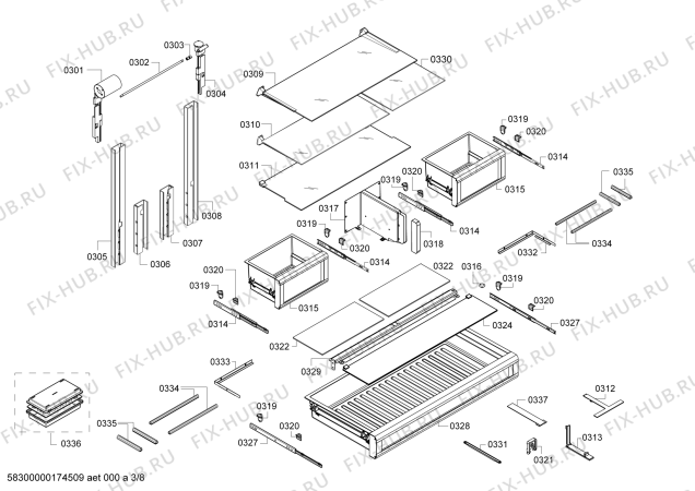 Схема №3 RY492701 Gaggenau с изображением Модуль управления для холодильника Bosch 00749405