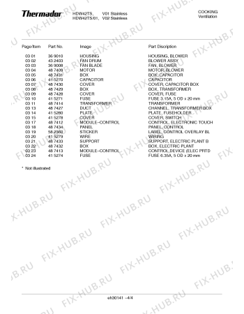 Схема №2 HTSW42TS Chimney Wall Hood с изображением Панель для вентиляции Bosch 00487434