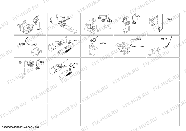 Взрыв-схема стиральной машины Bosch WAQ28341 Avantixx 7 VarioPerfect - Схема узла 06