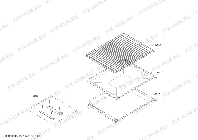 Взрыв-схема плиты (духовки) Bosch HEB73D451 - Схема узла 06