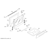 Схема №2 HSV744026N с изображением Фронтальное стекло для плиты (духовки) Bosch 00244935