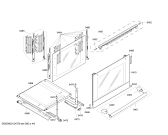 Схема №2 HEN236053 с изображением Фронтальное стекло для электропечи Bosch 00472263