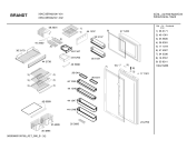 Схема №2 X5KCUBR402 с изображением Дверь для холодильника Bosch 00242762