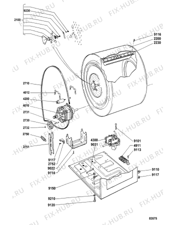 Схема №1 AWF 040 с изображением Декоративная панель Whirlpool 481944019584