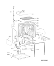 Схема №1 ADG 7653 A+ IX с изображением Обшивка для посудомоечной машины Whirlpool 481010503700