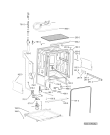 Схема №2 ADG 8100 NB с изображением Панель для посудомоечной машины Whirlpool 481010784879
