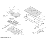 Схема №1 EH515502 Domino induccion siemens inox.tc 2i с изображением Стеклокерамика для духового шкафа Siemens 00444695