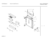 Схема №1 KULKBF1 IKU138-4 с изображением Дверь морозильной камеры для холодильника Bosch 00289994