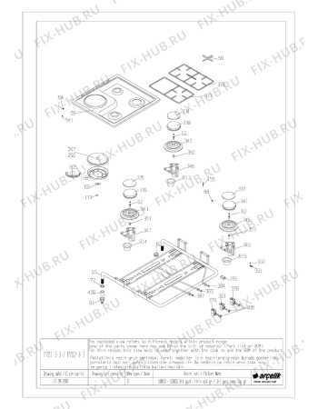 Схема №1 BEKO BCS 5528 (6660383200) с изображением Тэн для духового шкафа Beko 562100002