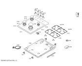 Схема №2 NGU2021DN с изображением Столешница для плиты (духовки) Bosch 00247585