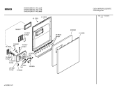 Схема №2 SGS5912 с изображением Передняя панель для посудомойки Bosch 00360583
