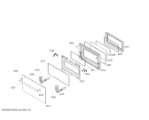 Схема №1 HBC86P760N с изображением Фронтальное стекло для духового шкафа Bosch 00475141