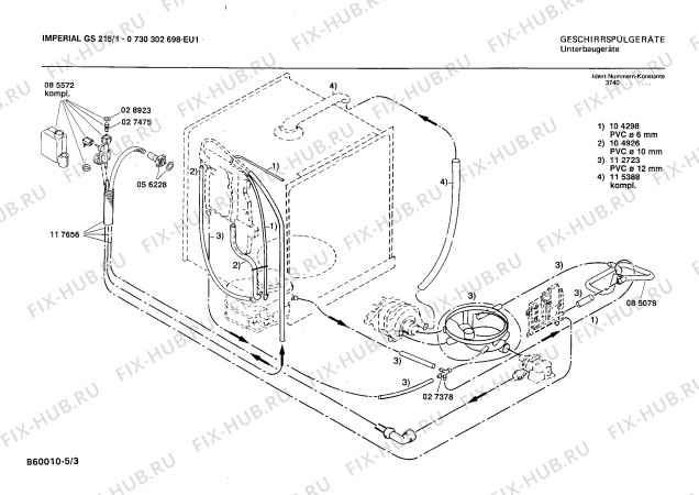 Схема №1 0730302698 GS215/1 с изображением Переключатель для посудомоечной машины Bosch 00054203