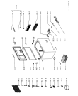 Схема №1 CCO 410 ECO OS220V с изображением Дверца для холодильной камеры Whirlpool 481944268237