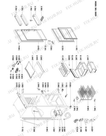 Схема №1 ART471A3 (F090485) с изображением Руководство для холодильника Indesit C00356601