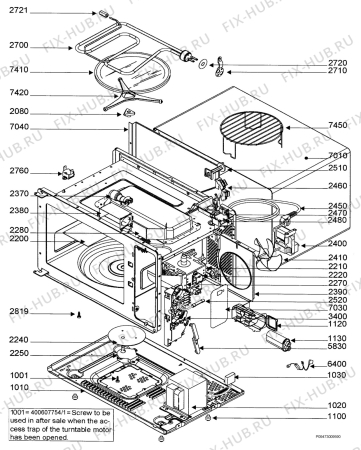 Схема №1 MCD1760ED с изображением Ветродув для микроволновой печи Aeg 50272263000