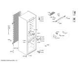 Схема №1 KGN36A91 с изображением Дверь морозильной камеры для холодильной камеры Bosch 00680151