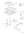 Схема №1 KGZM 602 BR с изображением Разбрызгиватель для духового шкафа Whirlpool 481985023178
