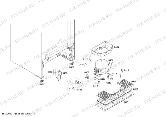 Схема №1 KGN36VW32G с изображением Дверь для холодильной камеры Bosch 00712542