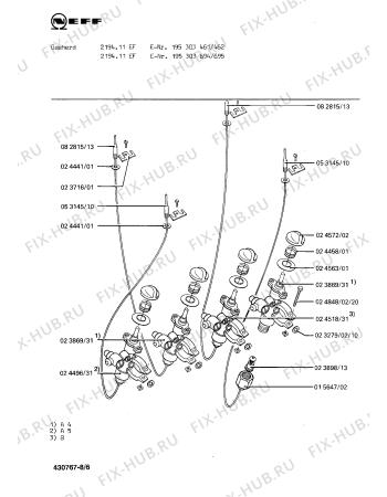 Схема №3 195303695 2194.11EF с изображением Решетка для плиты (духовки) Bosch 00201370