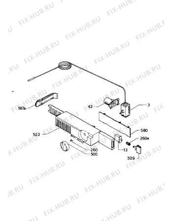 Взрыв-схема холодильника Zanussi ZI6243 - Схема узла Electrical equipment