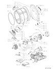 Схема №1 AWZ 7460 с изображением Модуль (плата) для сушилки Whirlpool 480112100975