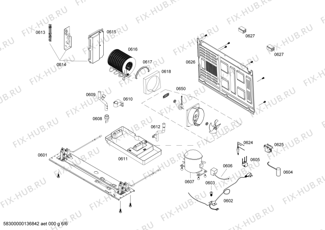 Схема №2 KAN92SC65C с изображением Поднос для холодильной камеры Bosch 00704448