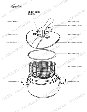 Схема №1 004010206 с изображением Котелка Seb LS-090002000109